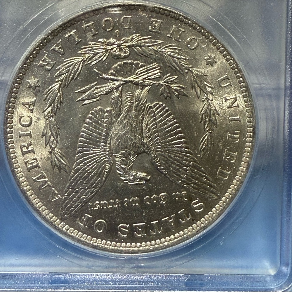 🔥SUPER RARE 1884 O MORGAN SILVER DOLLAR GRADED MS65!! 🔥 - Picture 3 of 8